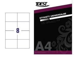 Etykiety samop. A4 105mm x 74mm Tamto
