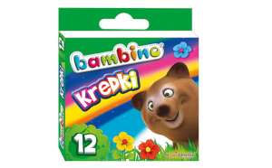 Kredki świecowe 12 kol. Bambino