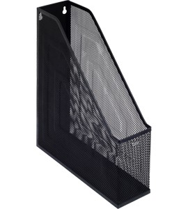 Pojemnik na czasopisma siatka czarny
